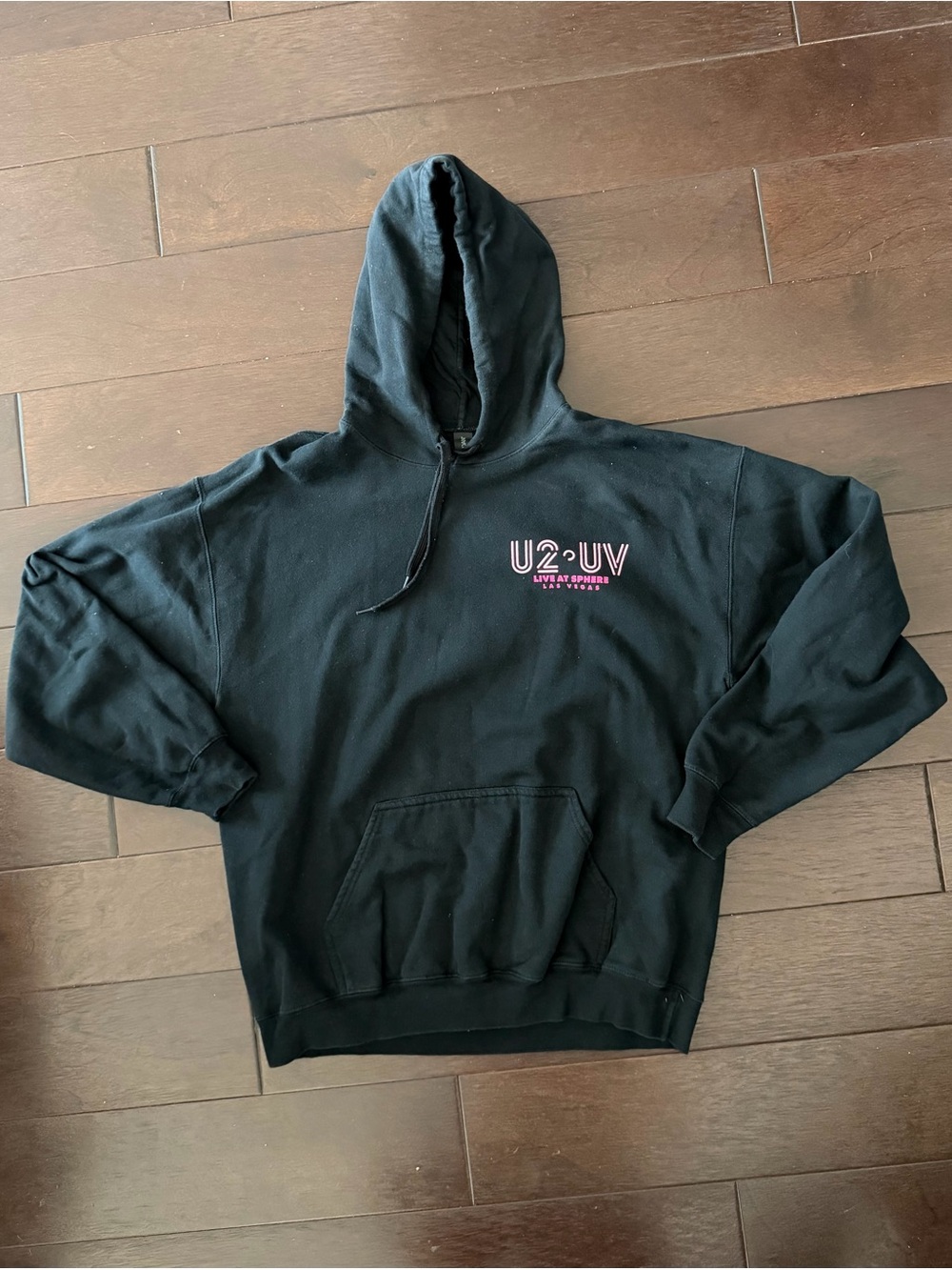 U2 UV The Sphere Las Vegas Hoodie Sweatshirt Concert Achtung Baby Mens Large EUC